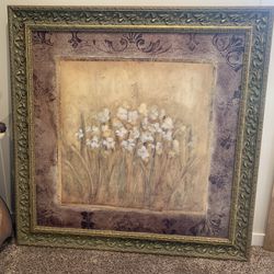 Large 43x43 Framed Painting