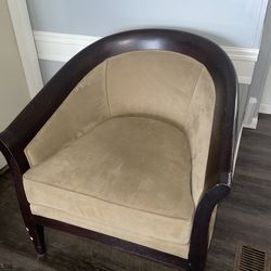 Chair With Wood Framing 