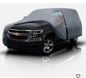 Large SUV Car Cover for Chevy Suburban (1(contact info removed)) 100% Waterproof All Weather