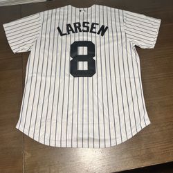 Don Larsen New York Yankees Baseball New Adult Large Fast Ship MLB Jersey L HOF