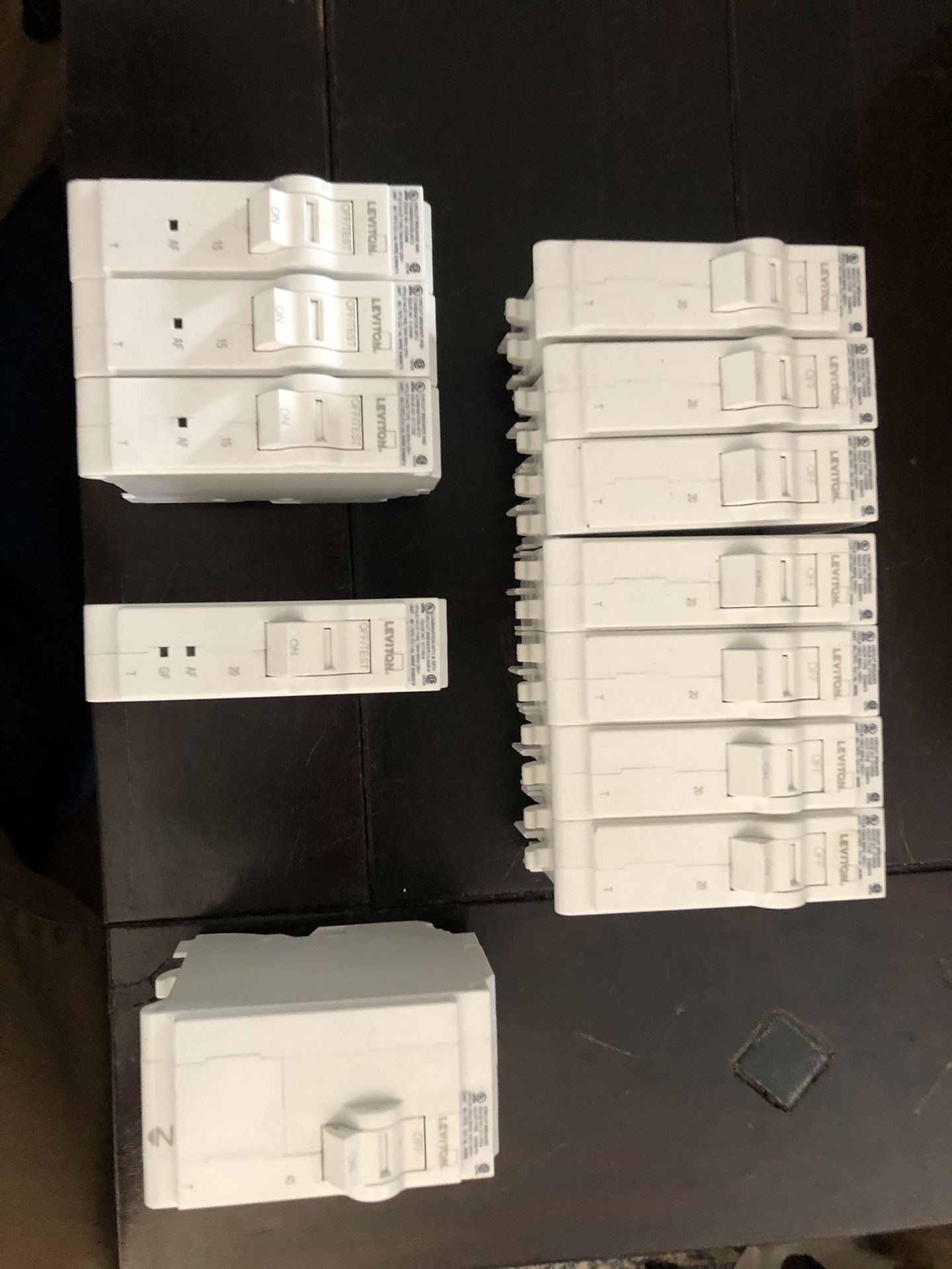 New Leviton Breakers