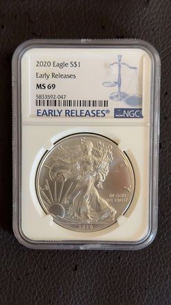 2020 American Silver Eagle NGC MS69 Early Releases