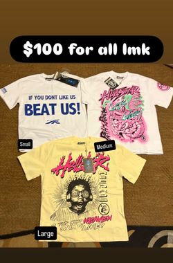 3 hellstar shirts