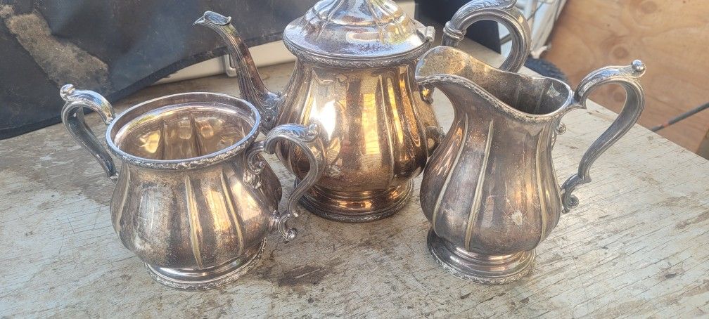 Gorham Silver Tea Set Y902 Y903 Y904