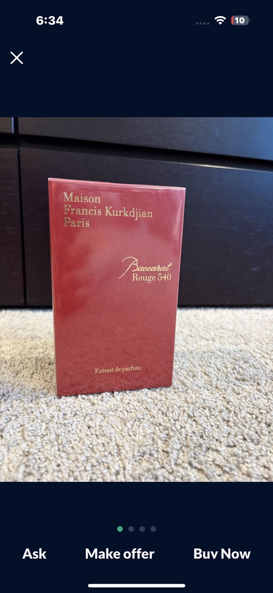 baccarat rouge 540 perfume