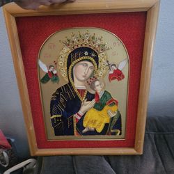 Beautiful Beaded Religious Picture 