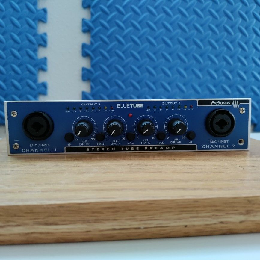 Bluetube Stereo Preamp with tube drive