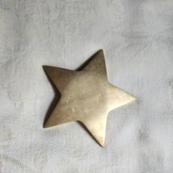 Solid Brass Star