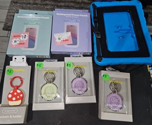 Water proof Phone cases, key holders and Fire tablet case