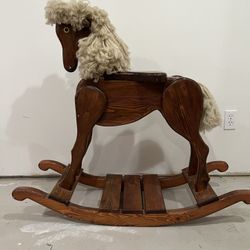 Wooden Rocking Horse 