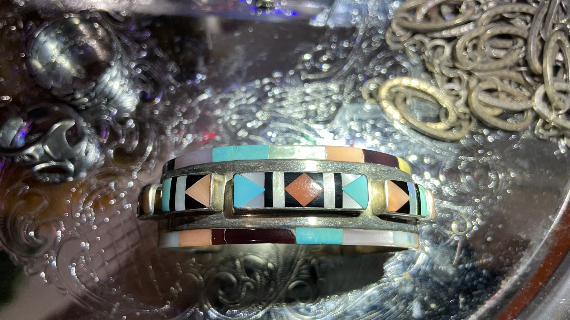 Indian Made Bracelet  From Zuni Pueblo, Arizona 