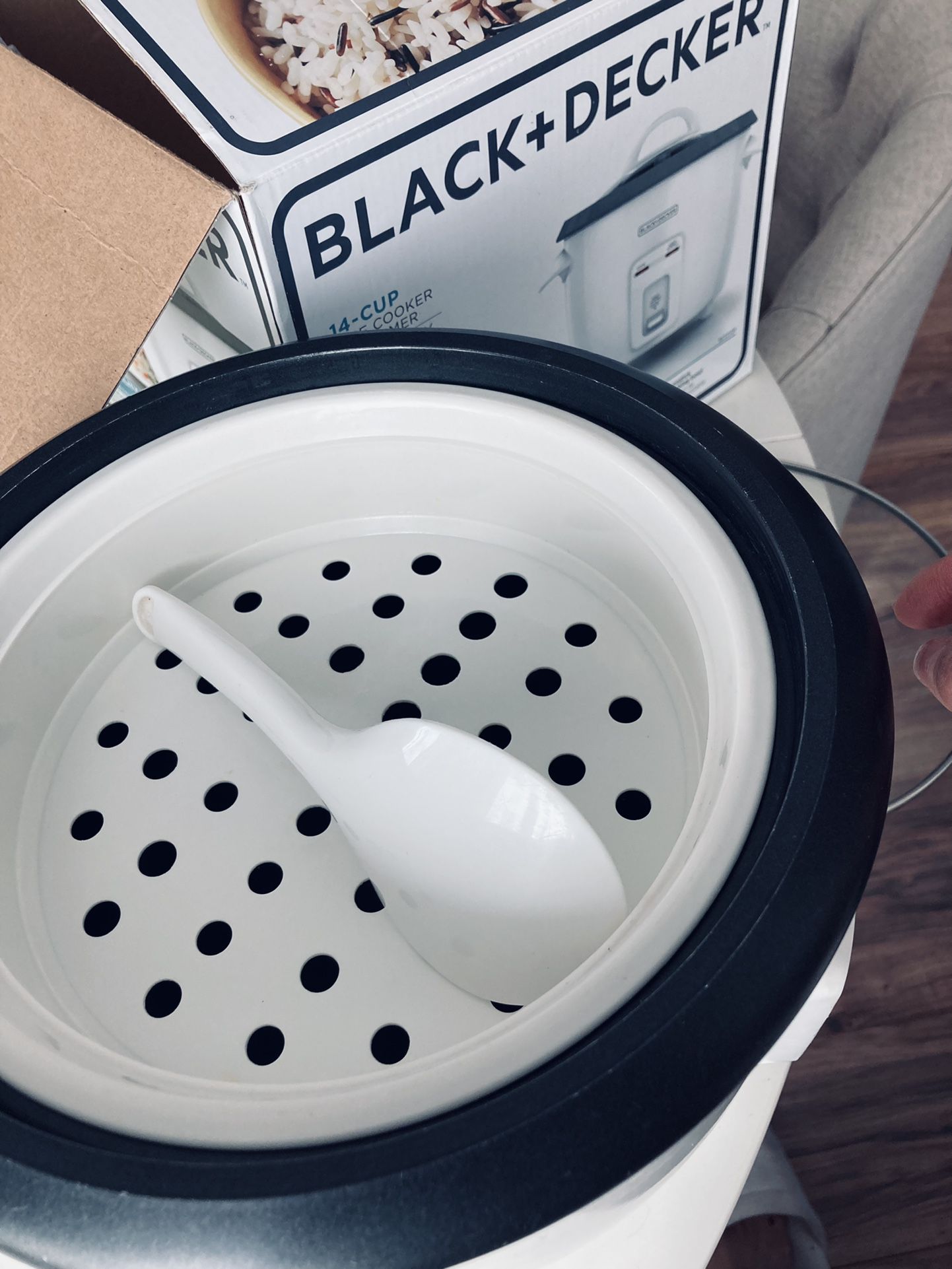 Black+Decker 16-cup Rice Cooker And Steamer for Sale in Aurora, CO - OfferUp