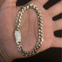 Bracelet tipo Mónaco 14 k gold