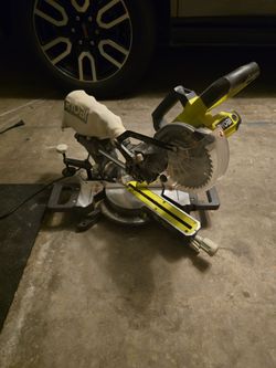 Ryobi 10 amp corded 7-1/4 in miter saw