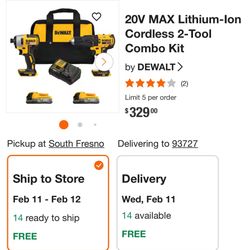 Dewalt 2 Tool Combo Kit 