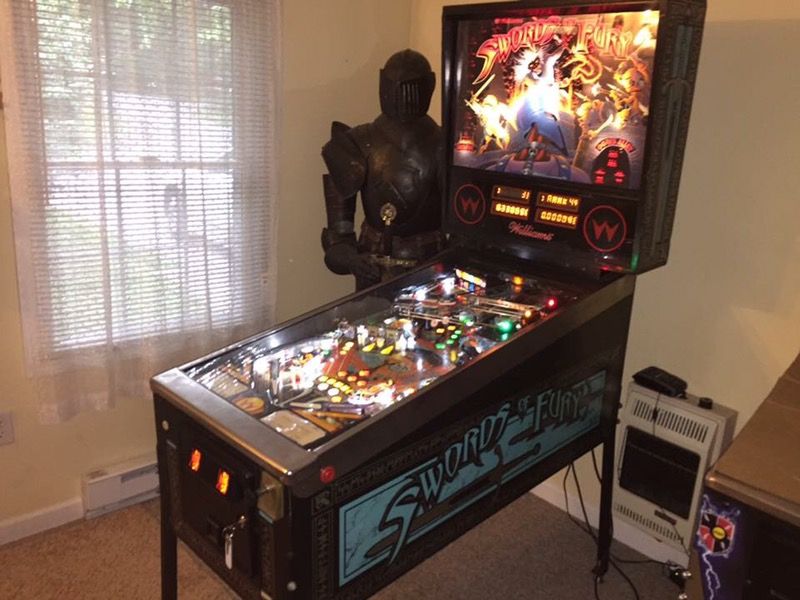 Williams Swords of Fury Pinball Machine 100% Shopped and Working