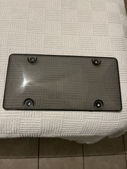 Lightly Tinted License Plate Cover