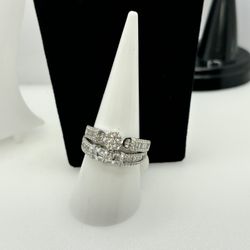 925 Sterling Silver Ring Set 2pcs #8