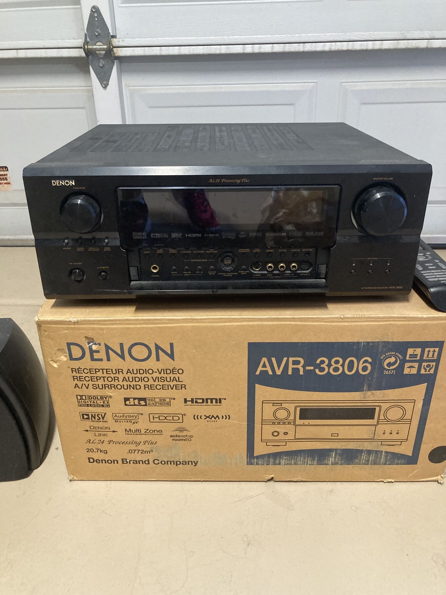 Denon Surround Receiver And Speakers