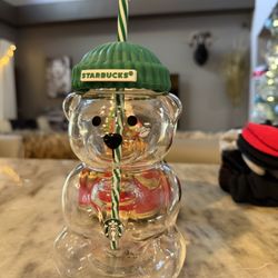 Starbucks Glass Bear Coffee Cup