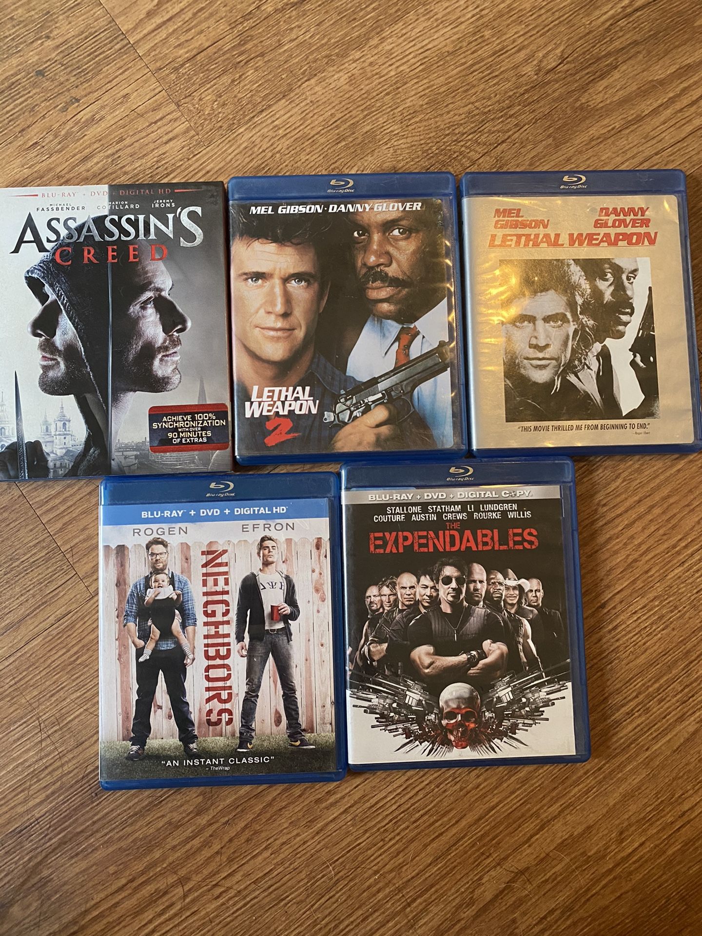 Blu Ray DVDs