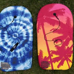 Two boogie boards