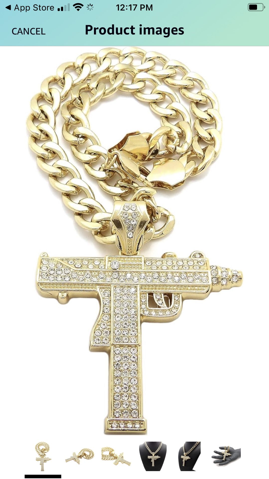 Iced Out Hip Hop Pendant And Chain