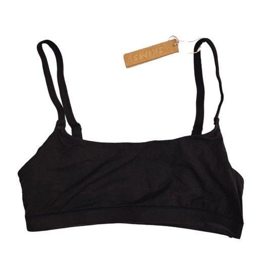 SKIMS Fits Everybody Scoop Onyx Bralette XS