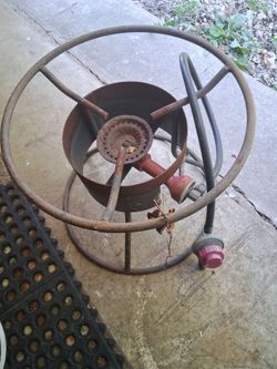 Gas burning for camping etc