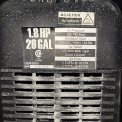 Used Compressor Just Got Some White Paint On It But Works Perfectly Fine. 120