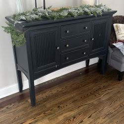 Refinished Solid Wood Entry Table