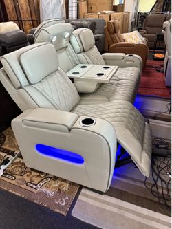 Power Reclining Sofa & Power Reclining Love seat on. Sale