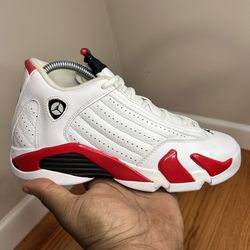 Air jordan 14 GS “Candy Cane” 487524 100 Size 6Y/7.5W