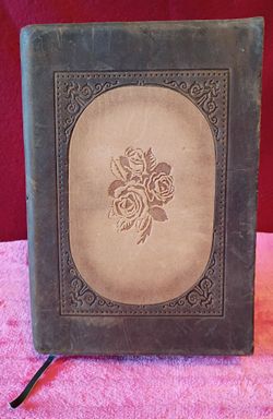 Inlay Rose Italian Leather Journal from Barnes and Noble