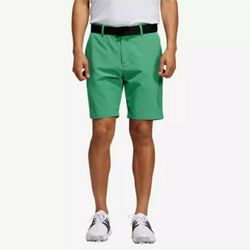 Adidas Men's Ultimate 365 Green 8.5 In Golf Chino Shorts - 30"