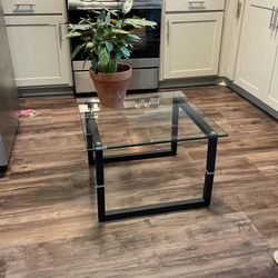 Glass Side Table X 2