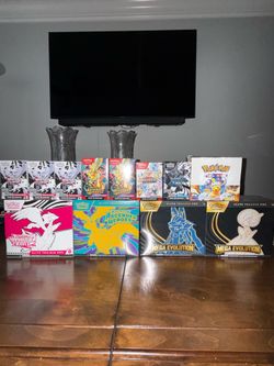 POKEMON Sealed collection (ascended hero’s, white flare, black bolt, surging sparks, prismatic evolutions)