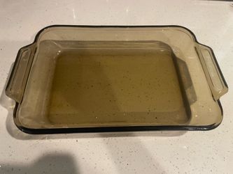 Pyrex  glass container