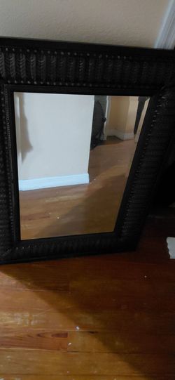 Heavy metal framed mirror 2x3ft