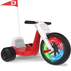 Droyd Romper Electric Tricycle for Kids 3+ Years, 24V Toy 3-6 MPH Max Speed & 45 Mins Max Long Lasting, Parental Speed Control Safe Trike with Adjusta