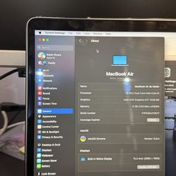 MacBook Air used looks like new