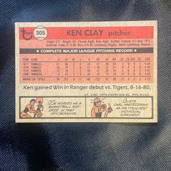 Vintage baseball card