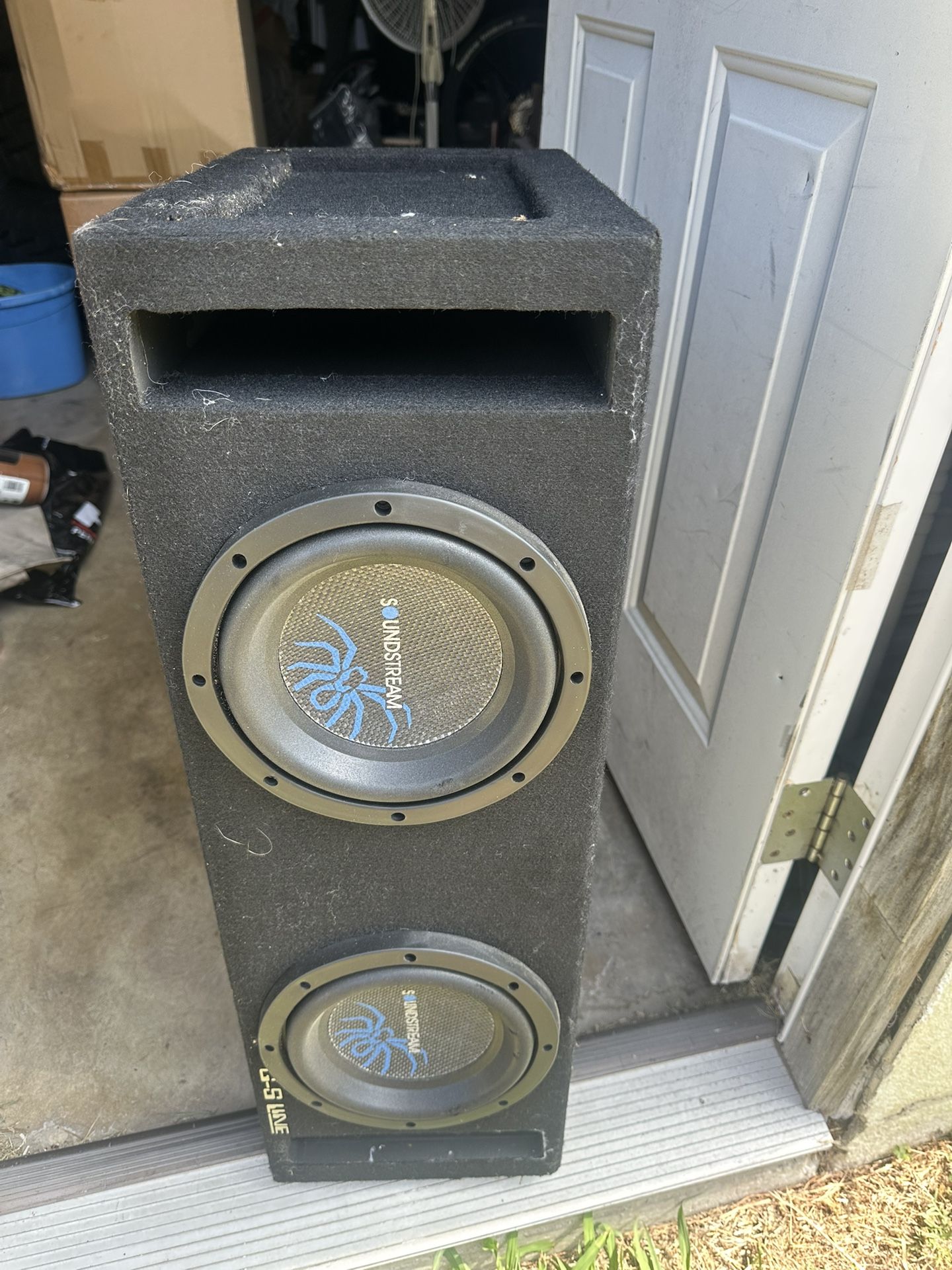 Fs: Soundstream 8" Pair In Box Subwoofer Speakers Fzj80