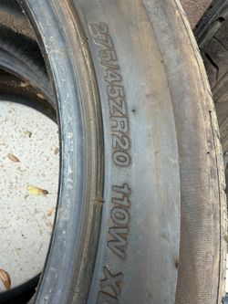275/45zr/20 tires