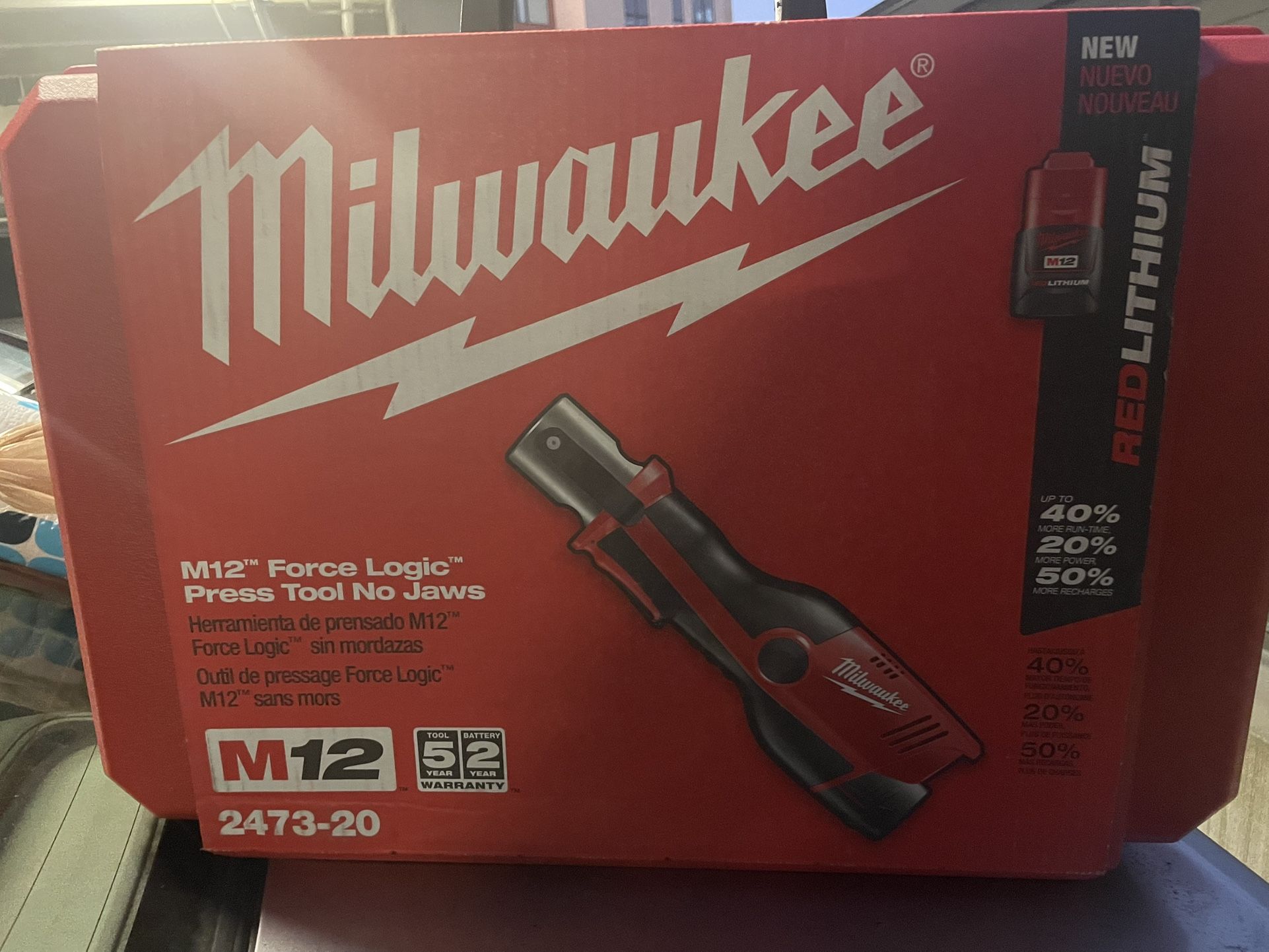 M12 Milwaukee Press Tool And Jaws