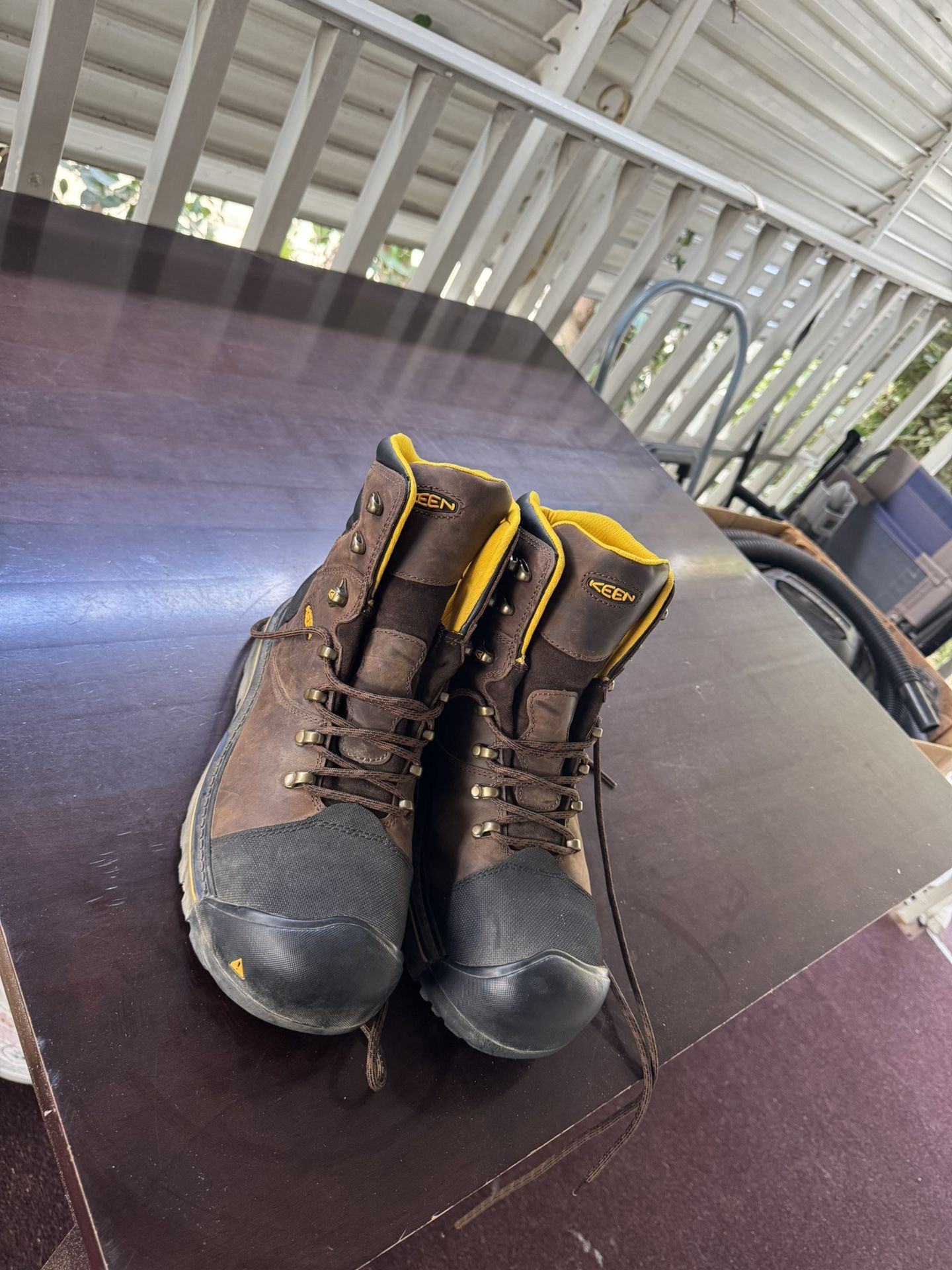 KEEN Waterproof Steel Toe Work Boots