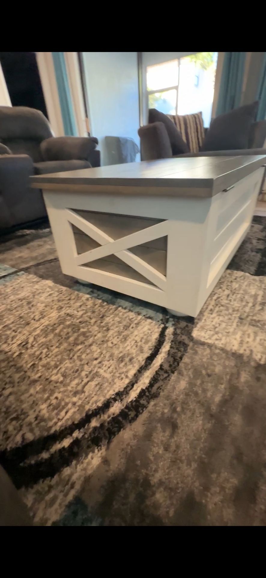 Custom Built Coffee Table w/Storage