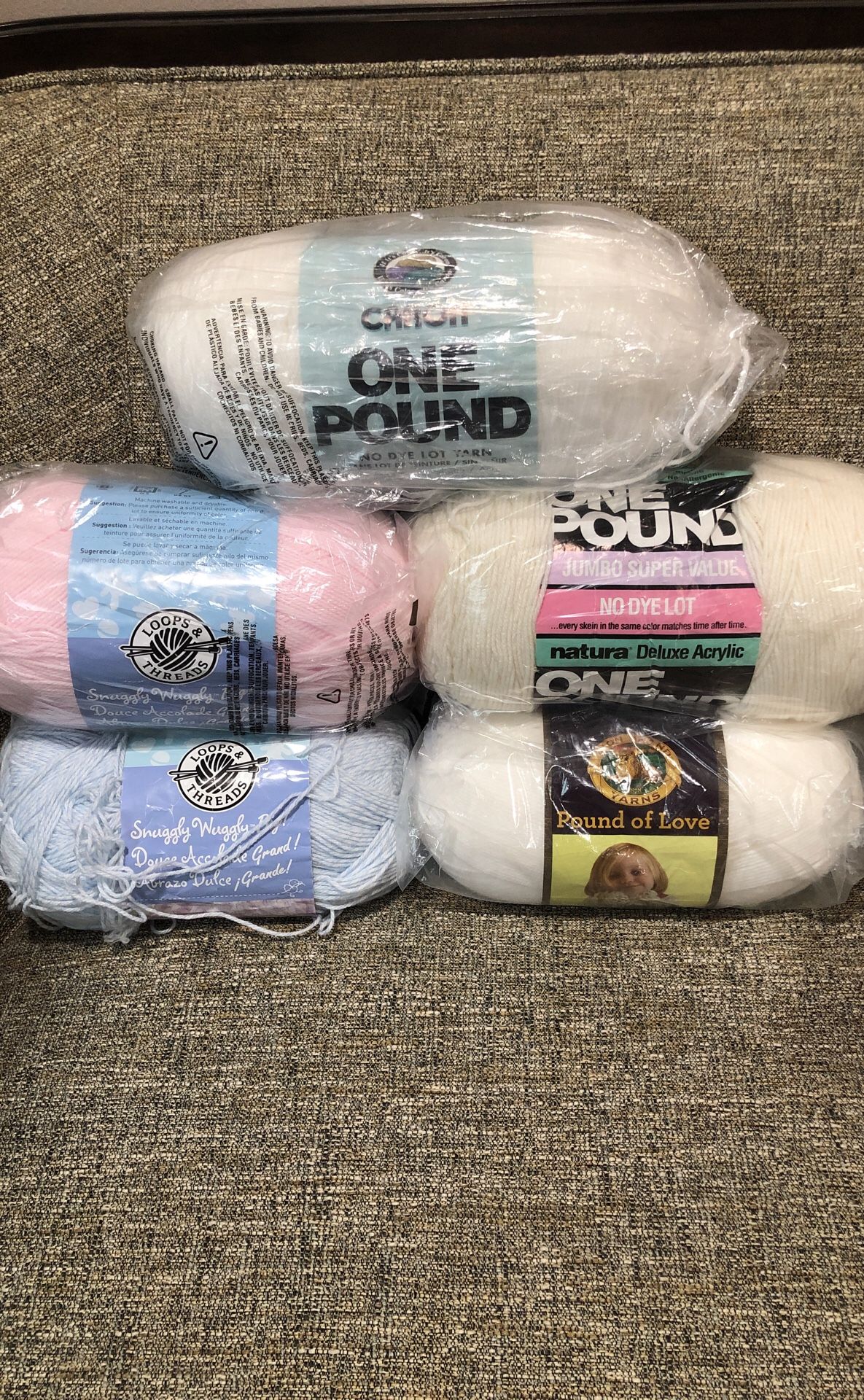 5 big size of yarn. Please see all the pictures