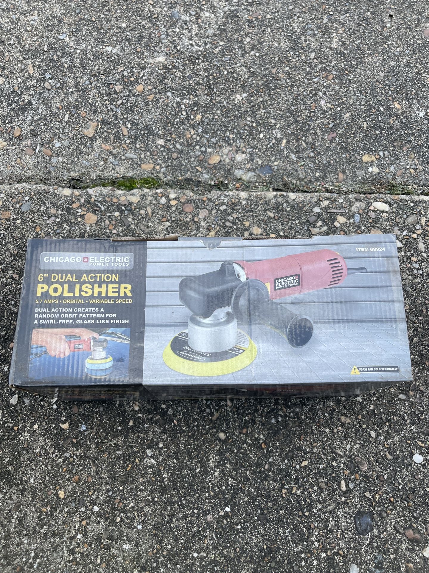 6 inch dual action polisher, Chicago, electric power tool