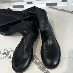 Zara knee high boots size 8 women